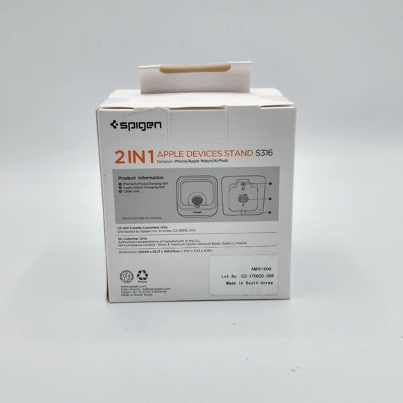 Spigen 2 in 1 Charging Stand Designed for Apple Products S316 - Picture 3 of 5